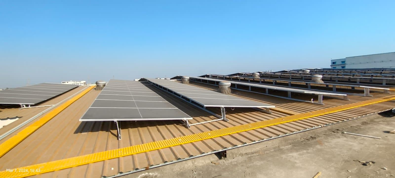 Solar Panel Module Mounting Structure India