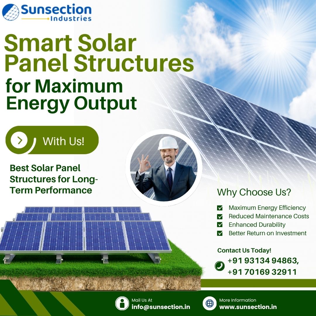 Best Solar Panel Structures for Long-Term Performance India